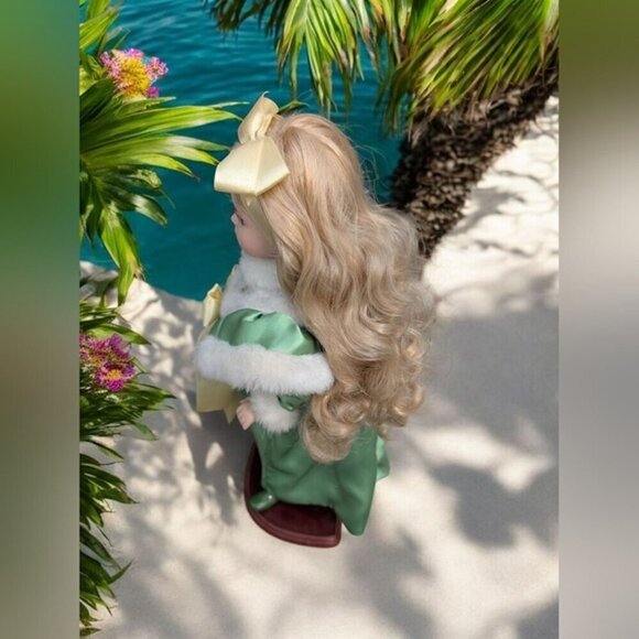 The Brass Key Collection Green Dress Porcelain Doll (EUC) - Picture 7 of 7